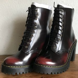 dr martens kendra red